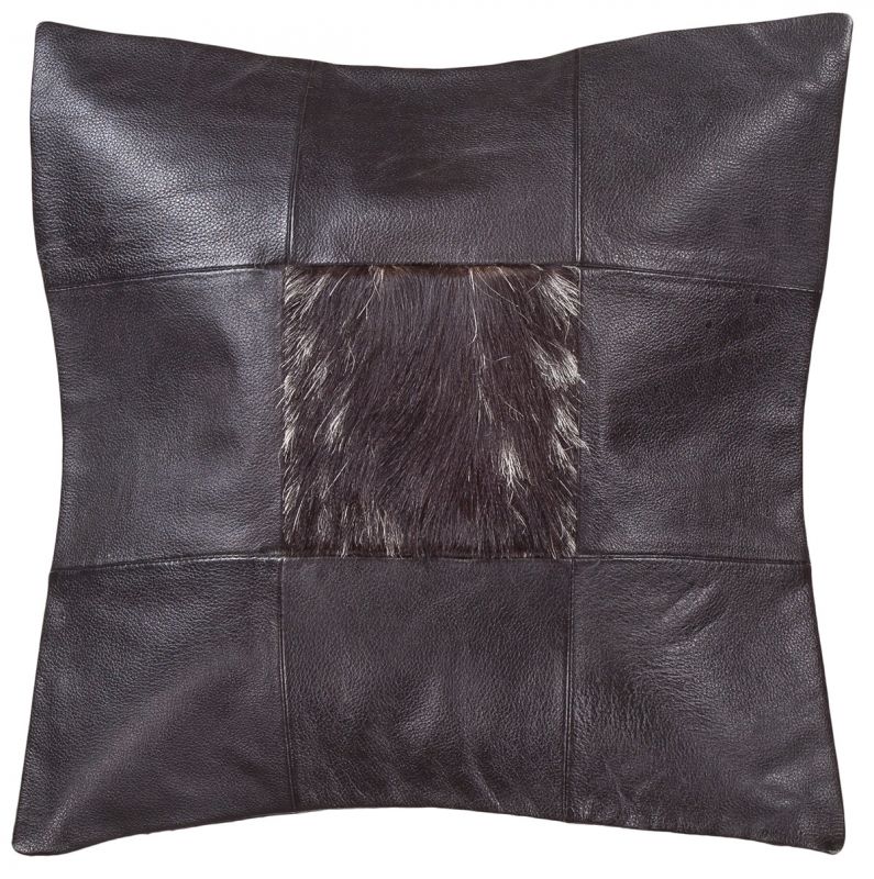 Leder/Fellkissen